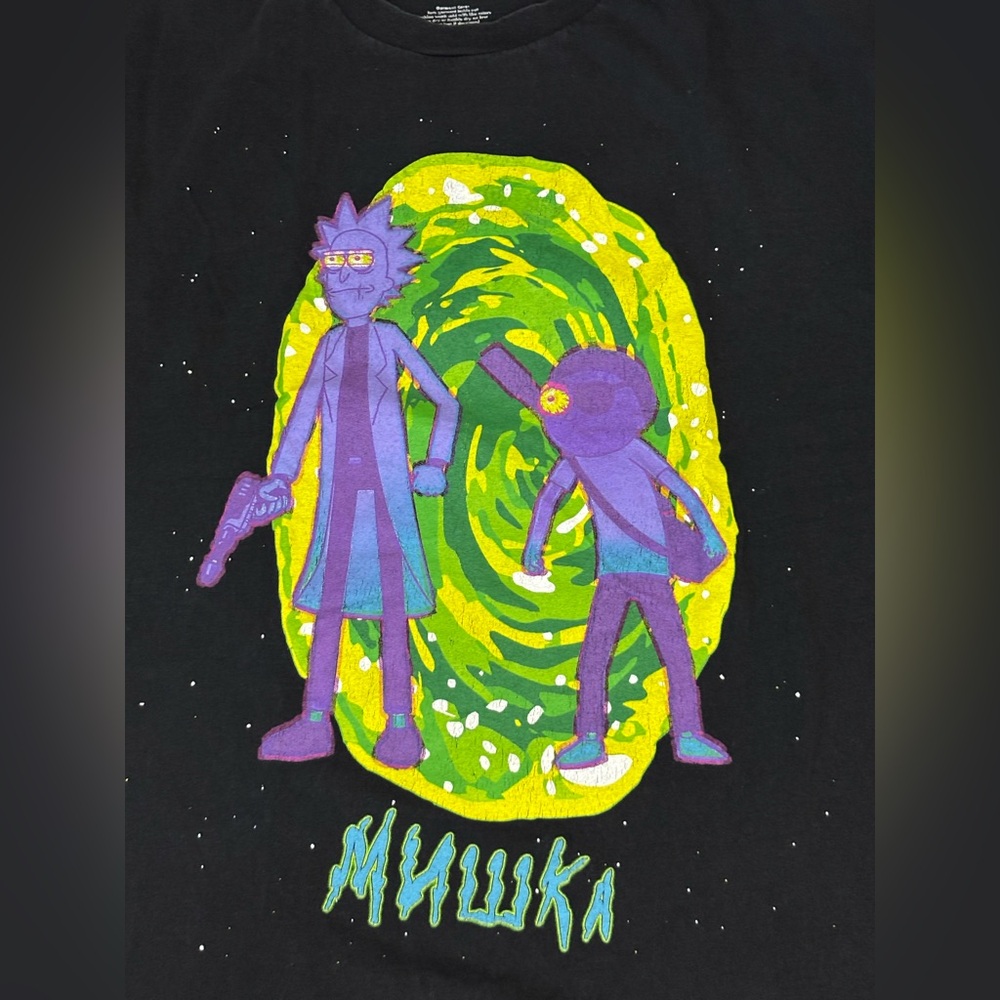 Mishka “Rick and Morty” black XL Men’s t-shirt